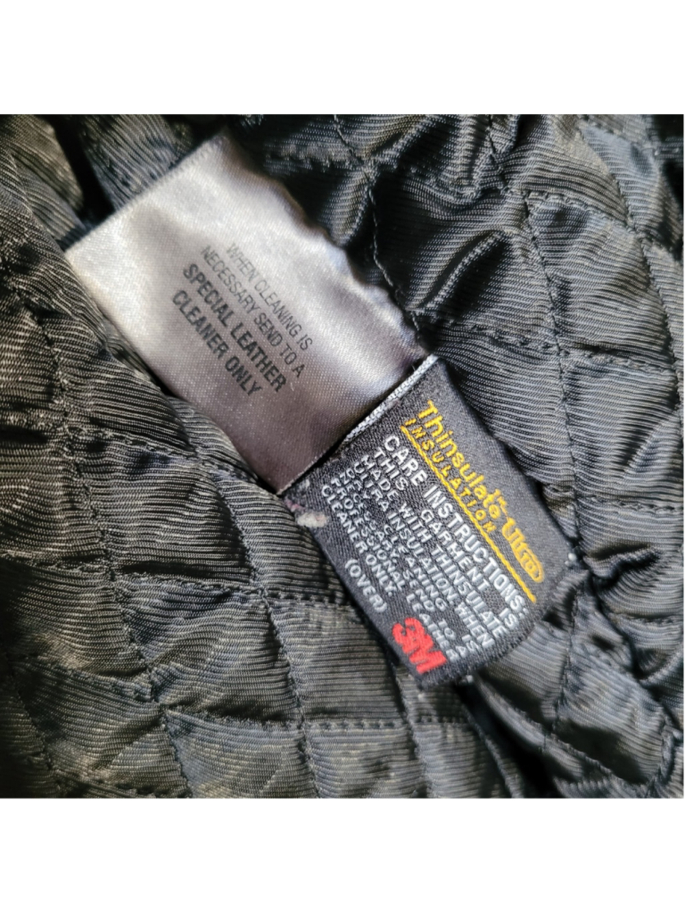 Wilson's leather black jacket Thinsulate Liner - Men’s Medium 4 buttons - Picture 3 of 11